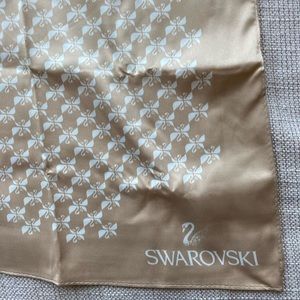 New Swarovski silk scarf in the original packaging